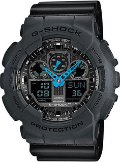 Японские мужские часы в коллекции G-SHOCK Мужские часы Casio GA-100C-8A