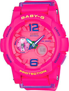 Японские женские часы в коллекции Baby-G Женские часы Casio BGA-180-4B3