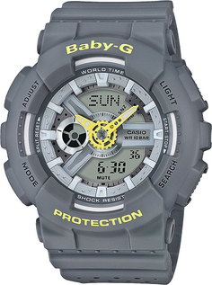 Японские женские часы в коллекции Baby-G Женские часы Casio BA-110PP-8A