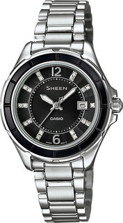 Японские женские часы в коллекции Sheen Женские часы Casio SHE-4045D-1A