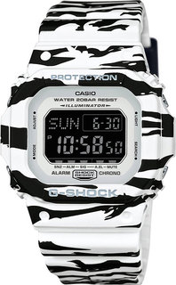 Японские мужские часы в коллекции G-SHOCK Мужские часы Casio DW-D5600BW-7E