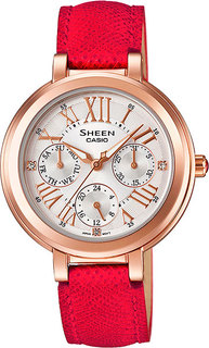 Японские женские часы в коллекции Sheen Женские часы Casio SHE-3034GL-7B