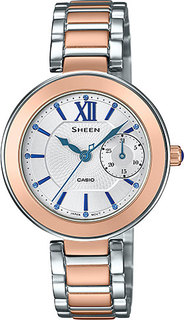Японские женские часы в коллекции Sheen Женские часы Casio SHE-3050SG-7A