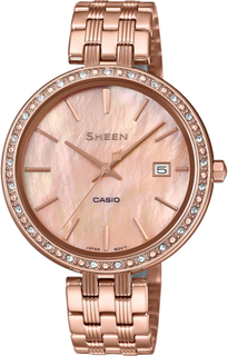 Японские женские часы в коллекции Sheen Женские часы Casio SHE-4052PG-4A