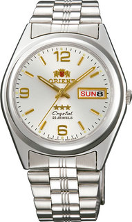 Японские мужские часы в коллекции 3 Stars Crystal 21 Jewels Мужские часы Orient AB04004W