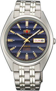 Японские мужские часы в коллекции 3 Stars Crystal 21 Jewels Мужские часы Orient AB0000DD