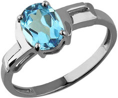 Серебряные кольца Кольца Aquamarine 6449005-S-a