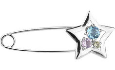 Серебряные броши Aquamarine