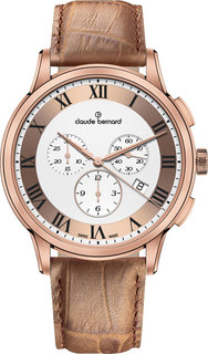 Швейцарские мужские часы в коллекции Classic Chronograph Мужские часы Claude Bernard 10237-37RARR