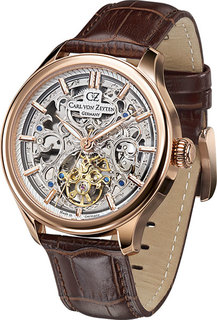 Мужские часы в коллекции Skeleton Мужские часы Carl von Zeyten CVZ0014RSL