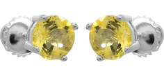 Серебряные серьги Серьги Evora 623737-e