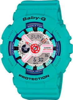 Японские женские часы в коллекции Baby-G Женские часы Casio BA-110SN-3A