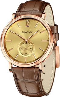 Золотые мужские часы в коллекции Forward Мужские часы SOKOLOV 209.01.00.000.04.03.3