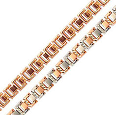 Золотые браслеты Браслеты Aquamarine 70052-G-a