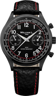 Мужские часы в коллекции Vintage Style Chronograph Мужские часы William L. WLIB01NRBNSR