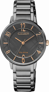 Японские женские часы в коллекции Eco-Drive Женские часы Citizen EM0528-82H