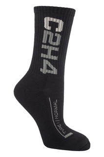 Темно-серые носки с надписями C2 H4