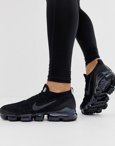 Черные кроссовки Nike Running Vapormax Flyknit 3.0 - Черный
