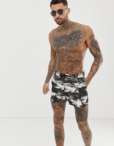 Шорты для плавания с принтом ASOS DESIGN - Мульти