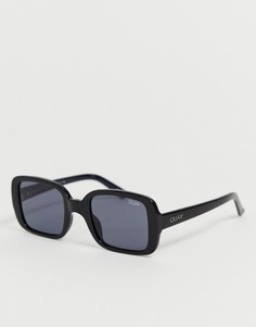 Черные солнцезащитные очки Quay Australia SECOND NATURE - Черный