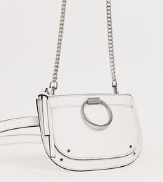 Белая сумка-кошелек на пояс с серебристой фурнитурой ALDO Elroka - Белый