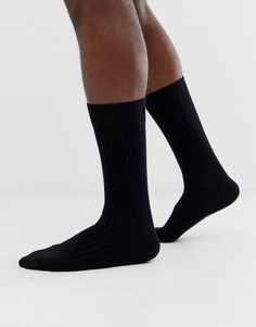 Черные классические носки Selected Homme - Черный