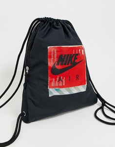 Черная сумка на шнурке в стиле 90-х Nike air - Черный