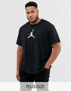 Черная футболка Nike Jordan Plus Jumpman - Черный