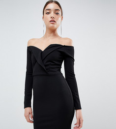 Платье мини с открытыми плечами Missguided - Черный