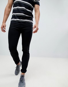 Черные облегающие джинсы стретч с 5 карманами HUGO 734 - Черный