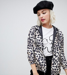 Ветровка с леопардовым принтом New Look - Коричневый