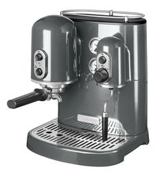 Рожковые кофемашины KitchenAid Кофеварка Artisan Espresso, серебряный медальон