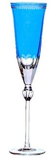 Бокалы для игристых вин Ajka Crystal Heaven Blue фужер для шампанского 170 мл