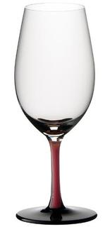 Бокалы для красного вина Riedel Sommeliers Black Series - Фужер Vintage Port 250 мл хрусталь, с красной ножкой и с черным основанием 4100/60 R