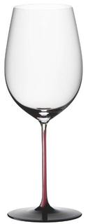 Бокалы для красного вина Riedel Sommeliers Black Series - Фужер Bordeaux Grand Cru 860 мл хрусталь, с красной ножкой и черным основанием 4100/00 R