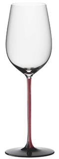 Бокалы для красного вина Riedel Sommeliers Black Series- Фужер Riesling Grand Cru 380 мл хрусталь, с красной ножкой и черным основанием 4100/15 R