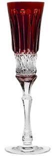Бокалы для игристых вин Ajka Crystal St. Louis Dark ruby фужер для шампанского 120 мл