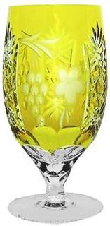 Стаканы для воды Ajka Crystal Grape Grape Amber фужер 450 мл