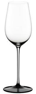 Бокалы для белого вина Riedel Sommeliers Black Series- Фужер Riesling Grand Cru 380 мл хрусталь, с красной ножкой и черным основанием 4100/15 R