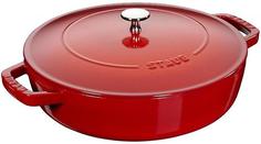 Чугунные сотейники Staub La Cocotte "Чистера" с чугунной крышкой 2,4 л, вишневый