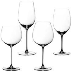Наборы бокалов для красного вина Riedel Veritas - Набор фужеров 4 шт. Tasting set(6449/0, 6449/15, 6449/97, 6449/07) хрусталь 5449/47