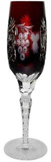 Бокалы для игристых вин Ajka Crystal Grape Dark ruby фужер для шампанского 180 мл