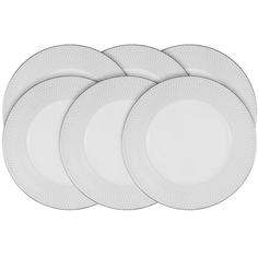 Тарелки Narumi Бриз Набор из 6 обеденных тарелок 27 см
