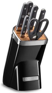 Наборы ножей KitchenAid Набор ножей из 7 предметов, блок черного цвета