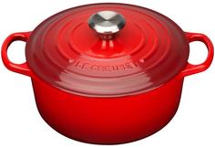 Чугунные кастрюли Le Creuset Кастрюля круглая 24см, Вишня