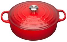 Чугунные кастрюли Le Creuset Кастрюля круглая для ризотто 30см, Вишня