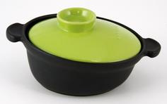 Керамические кастрюли Appolia Кастрюля овальная Terre&Flamme LIME LID 45х30х22см 6,3л