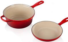 Чугунные сковороды Le Creuset Многофункциональная сковорода 22см, Вишня