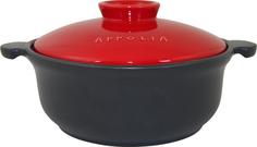 Керамические кастрюли Appolia Кастрюля круглая индукционная 3,1 л Terre&Flamme INDUCTION CHERRY LID 32,5х26,4х15,4см 3,1л