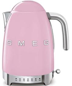 Электрочайники Smeg Чайник электрический с регулируемой температурой, розовый